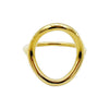 Wholesale Ring Stainless Steel Gold Plated Geometric Hollow Irregular Design