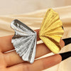 Wholesale Ring Stainless Steel Heart Shape Exaggerated Electroplating Jewelry For Women