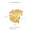 Wholesale Ring Stainless Steel 18K Gold Electroplated Pink Square Diamond Geometric Style Women's