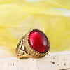 Wholesale Ring Stainless Steel Multicolor Gemstone Geometric Electroplating Light Luxury Jewelry For Men And Unisex