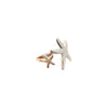 Wholesale Ring Stainless Steel Natural Geometric Heart Shape Electroplated Unisex
