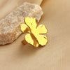 Wholesale Ring Stainless Steel Natural Geometric Heart Shape Electroplating