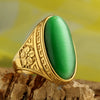 Wholesale Ring Stainless Steel Oval Geometric Punk Style Polishing For Men