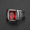 Wholesale Ring Stainless Steel Personality Flower Pattern Polishing Men's Unisex