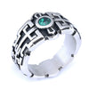 Wholesale Ring Stainless Steel Personality Vintage Letter Design Apply Oil