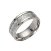 Wholesale Ring Stainless Steel Retro Trendy Unisex With Letters Numbers Text Epoxy