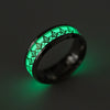 Wholesale Ring Stainless Steel Retro Trendy Unisex With Letters Numbers Text Epoxy