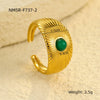 Wholesale Ring Stainless Steel Retro Vintage Geometric Crown Design Electroplating For Women