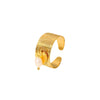Wholesale Ring Stainless Steel Ushape Star Pendant Electroplating Women's Jewelry