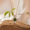 Wholesale Ring 925 Sterling Silver Flower Pattern Light Luxury Design Set With Gems For Women