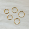 Wholesale Ring 925 Sterling Silver Geometric Electroplated Simple Thin Ring
