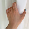 Wholesale Ring 925 Sterling Silver Geometric Electroplated Simple Thin Ring
