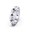 Wholesale Ring 925 Sterling Silver Geometric Electroplated