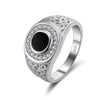Wholesale Ring 925 Sterling Silver Geometric Electroplated