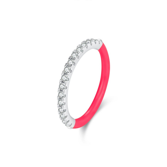 Wholesale Ring 925 Sterling Silver Geometric Micro Inlay For Women