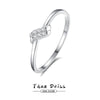 Wholesale Ring 925 Sterling Silver Geometric Simple Design