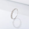 Wholesale Ring 925 Sterling Silver Heartshaped Zircon Retro Elegant