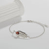 Wholesale Ring 925 Sterling Silver 18K Gold Plated Leaf Pattern Retro Style