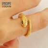 Wholesale Ring 316L Stainless Steel Animal Zodiac Rhombus Shaped Electroplated Retro Normcore Style