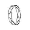 Wholesale Ring Titanium Steel Circle Cross Shape Luxury Fashion Female Niche Design Electroplated