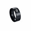 Wholesale Ring Titanium Steel Geometric Celtic Knot Viking Rune Laser Marking Unisex