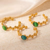 Wholesale Ring Titanium Steel Geometric Retro Light Luxury Electroplating For Women