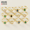 Wholesale Ring 316L Stainless Steel Highend Geometric Style Doublelayer Zirconiaembedded Love Ring For Women
