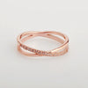 Wholesale Ring Titanium Steel 18K Rose Gold Plated The Crown Pattern For Women