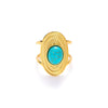 Wholesale Ring Titanium Steel Retro Exaggerated Stylish Geometric U Shape Electroplating For Women