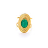 Wholesale Ring Titanium Steel Retro Exaggerated Stylish Geometric U Shape Electroplating For Women