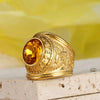 Wholesale Ring Titanium Steel Retro Fashion Geometric Polishing Unisex