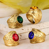 Wholesale Ring Titanium Steel Retro Fashion Geometric Polishing Unisex
