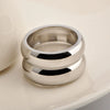 Wholesale Ring Titanium Steel Simple Style With Letters Numbers Text Electroplating For Women