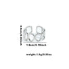 Wholesale Ring Titanium Steel Snakeshaped Interwoven Heart Shape Flower Leaves Letters Numbers Text Electroplated Retro Unisex