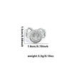 Wholesale Ring Titanium Steel Snakeshaped Interwoven Heart Shape Flower Leaves Letters Numbers Text Electroplated Retro Unisex