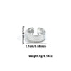 Wholesale Ring Titanium Steel Snakeshaped Interwoven Heart Shape Flower Leaves Letters Numbers Text Electroplated Retro Unisex