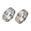 Wholesale Ring Titanium Steel Stainless Steel Luminous Dripping Oil Style With Letters Numbers Text For Men And Women