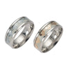Wholesale Ring Titanium Steel Stainless Steel Luminous Dripping Oil Style With Letters Numbers Text For Men And Women