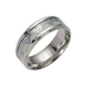 Wholesale Ring Titanium Steel Stainless Steel Luminous Dripping Oil Style With Letters Numbers Text For Men And Women