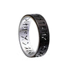 Wholesale Ring Viking Style Hollow Steel With Letters Numbers Text Electroplated