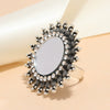 Wholesale Ring Zinc Alloy Geometric Electroplating Fashion Simple Trend Retro Personality Exaggerated Creative Opening Adjustable Unisex