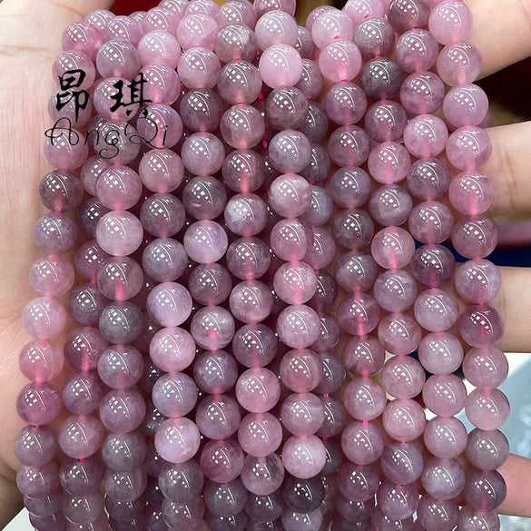Wholesale Rose Quartz Round Beads Polished Jewelry Accessories For Bracelet And Necklace