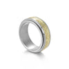 Wholesale Rotatable Decompression Unisex Titanium Steel Ring With Dripping Oil Luminous And Geometric Style Featuring Letters Numbers Text
