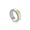 Wholesale Rotatable Decompression Unisex Titanium Steel Ring With Dripping Oil Luminous And Geometric Style Featuring Letters Numbers Text