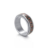 Wholesale Rotatable Decompression Unisex Titanium Steel Ring With Dripping Oil Luminous And Geometric Style Featuring Letters Numbers Text
