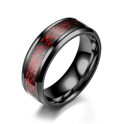 Wholesale Rotatable Titanium Steel Ring Male European And American Retro Pattern Ring