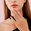 Wholesale Rotating Jewelry Geometric Stainless Steel Ring Polish Style For Women