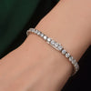 Wholesale Round Diamond High Carbon Diamond Single Row Women's Bracelet