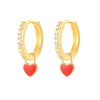 Wholesale S925 Copper Heartshaped Fashion Earrings For Women