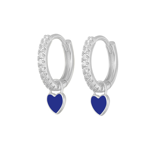 Wholesale S925 Copper Heartshaped Fashion Earrings For Women